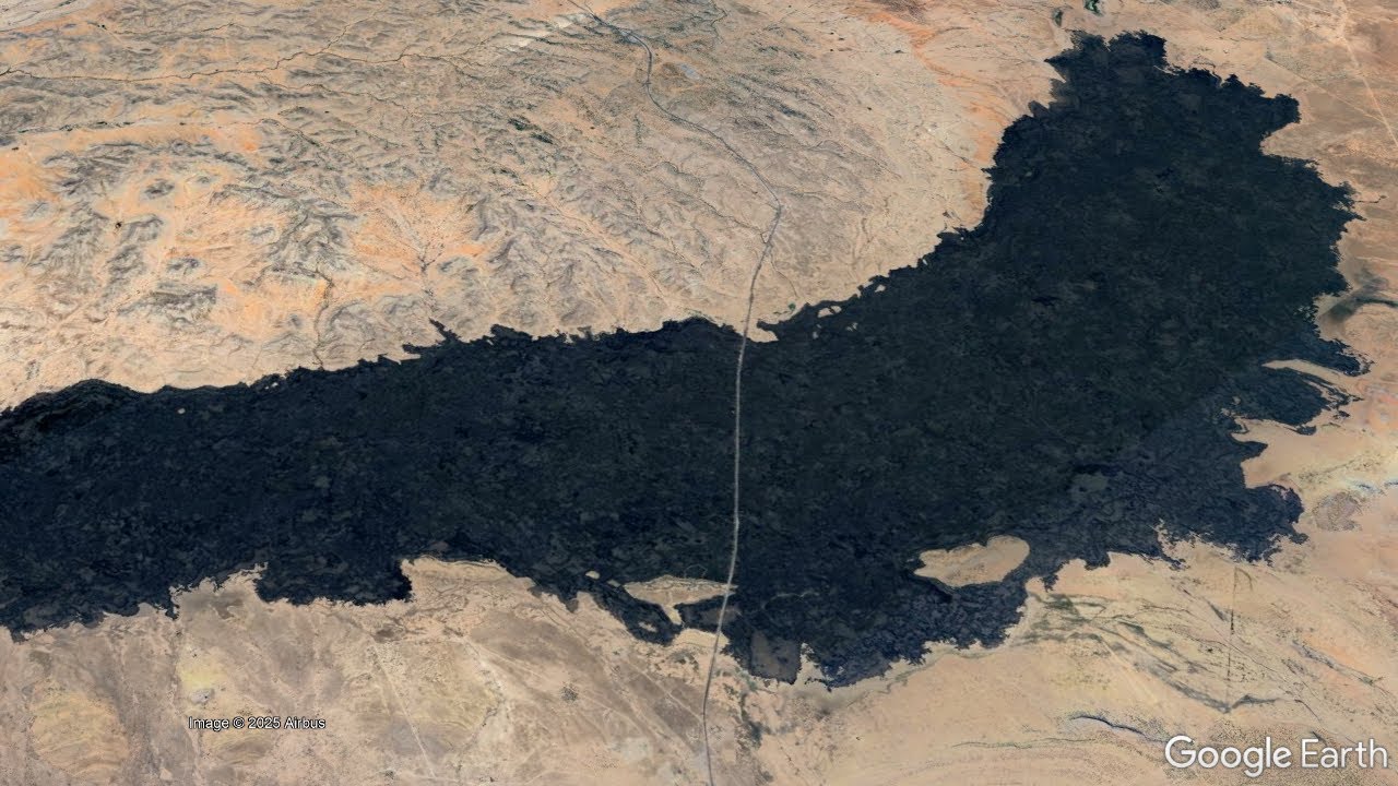 The Active Volcano in New Mexico; Carrizozo