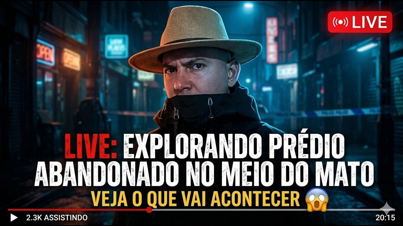 🛑  😱 EXPLORANDO O RIO À NOITE – LIVE DE SUSPENSE AO VIVO #riodejaneiro #viral