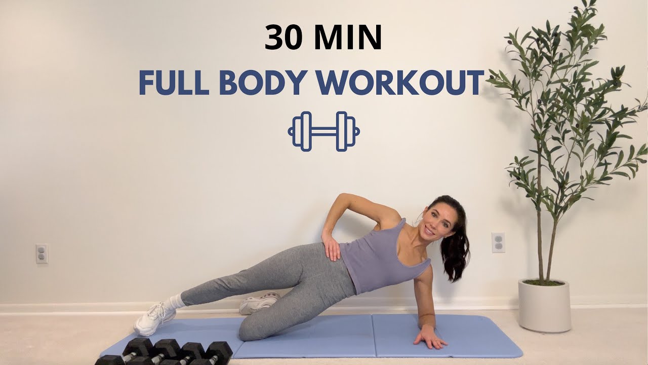 30 min Full Body Dumbbell Workout for Toning | Postpartum Safe 🌸