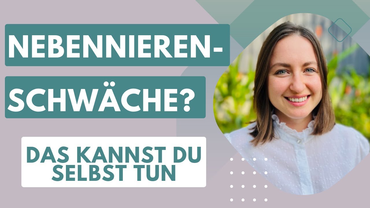 Nebennierenschwäche: das kannst du selbst tun