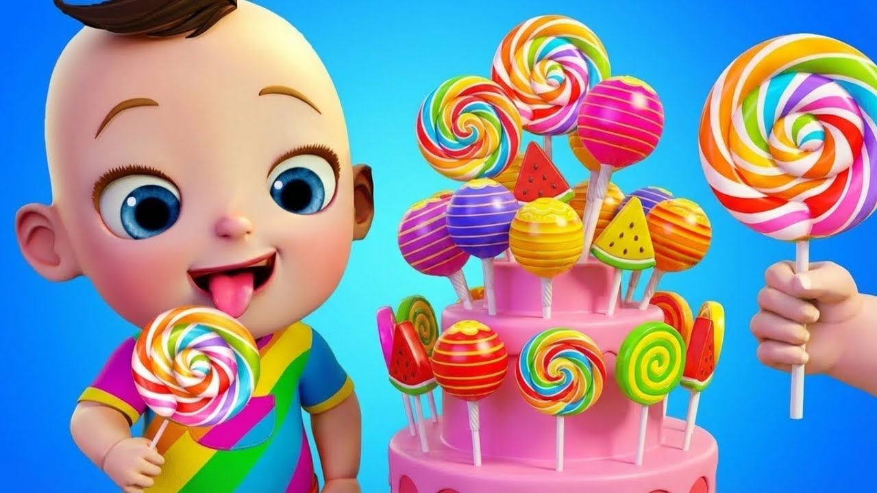 Lollipop Colors Song + Finger Family + Johny Johny Yes Papa | BabaSharo Kids Songs & Nursery Rhymes