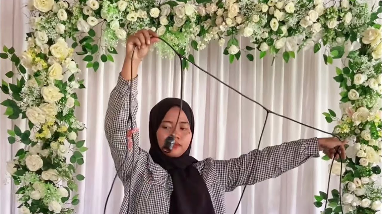 Masih belum PD pasang dekorasi diacara akad