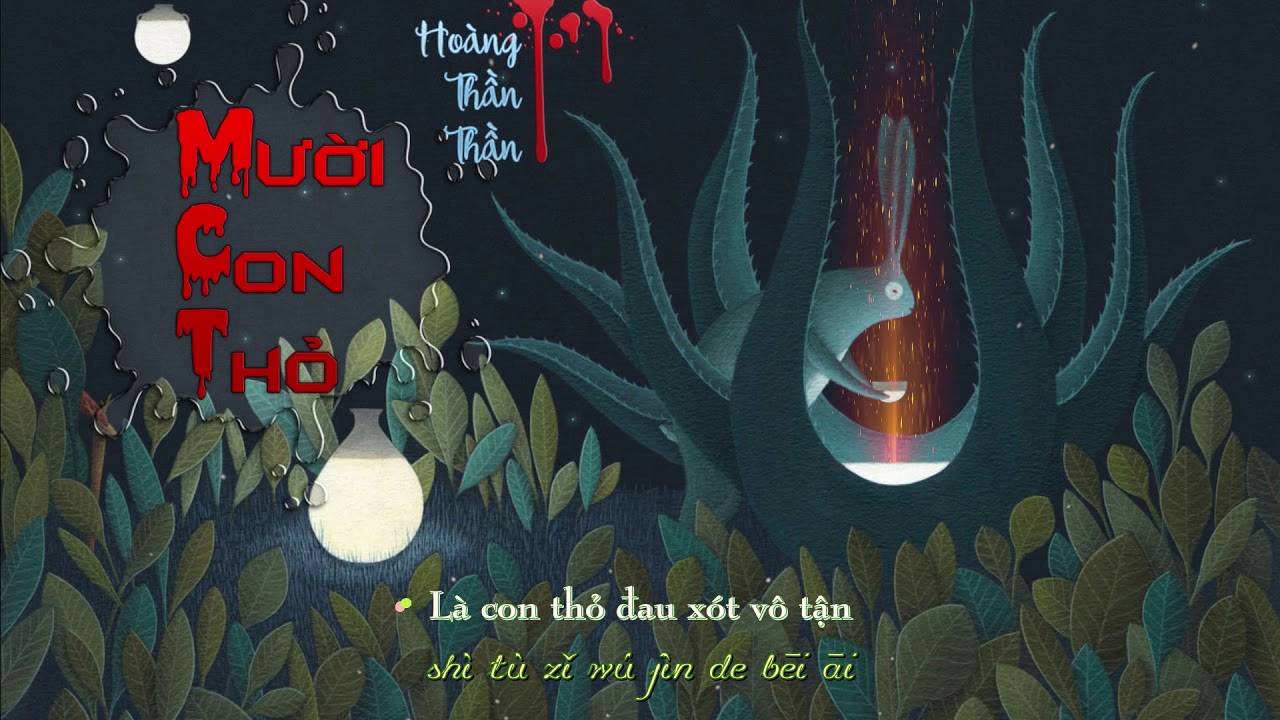 Mười Con Thỏ-Hoàng Thần Thần 【十只兔子-黄晨晨】[Vietsub+Pinyin]