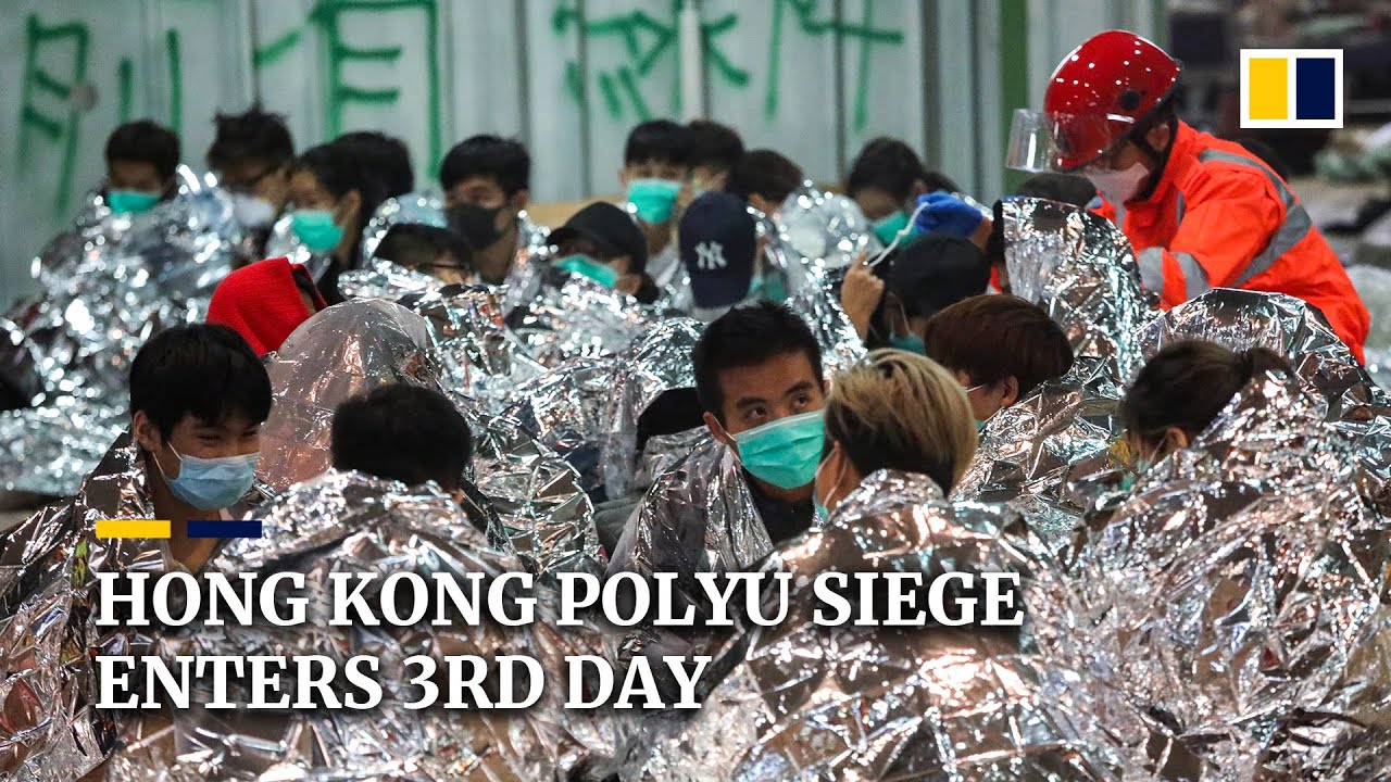 As besieged PolyU campus cleared, Hong Kong leader condemns ‘rioters'