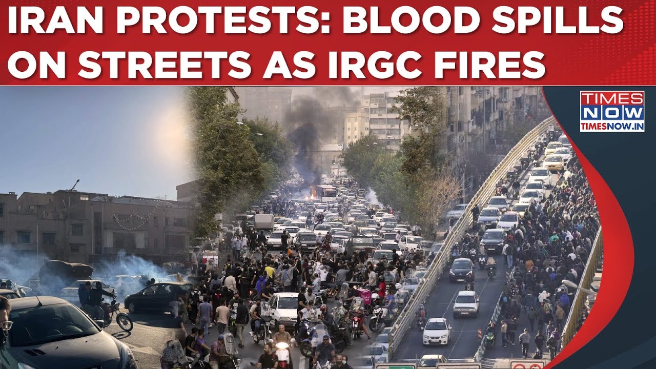 Iran Protests: Blood Spills On Streets As IRGC Fires At Protesters Amid ‘End KHAMENEI Regime’ Calls