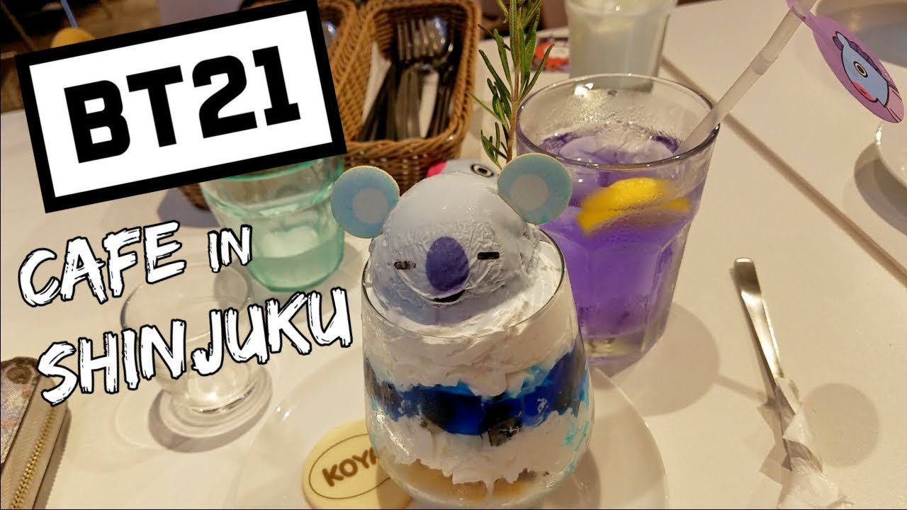 BT21 Cafe Shinjuku & Shopping At Line Store Harajuku!! 💕