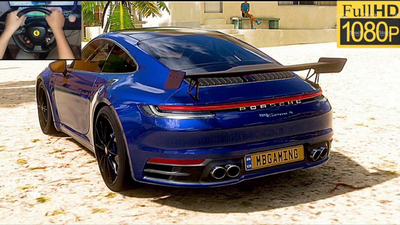 Porsche 911 driving with Thrustmaster T80 -Forza Horizon 5 ll Full HD gameplay 
