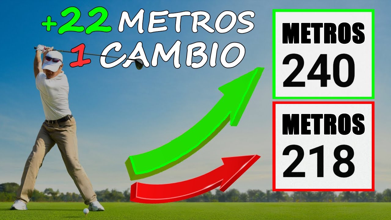 M&aacute;s Distancia con tu Driver con este SENCILLO cambio | Datos reales