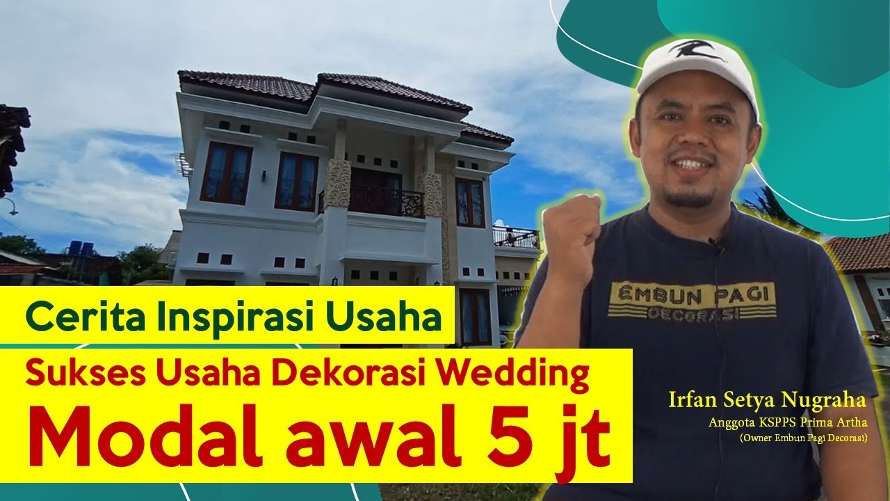 Sukses Usaha Dekorasi Wedding bisa bangun RUMAH TINGKAT dengan modal 5 jt