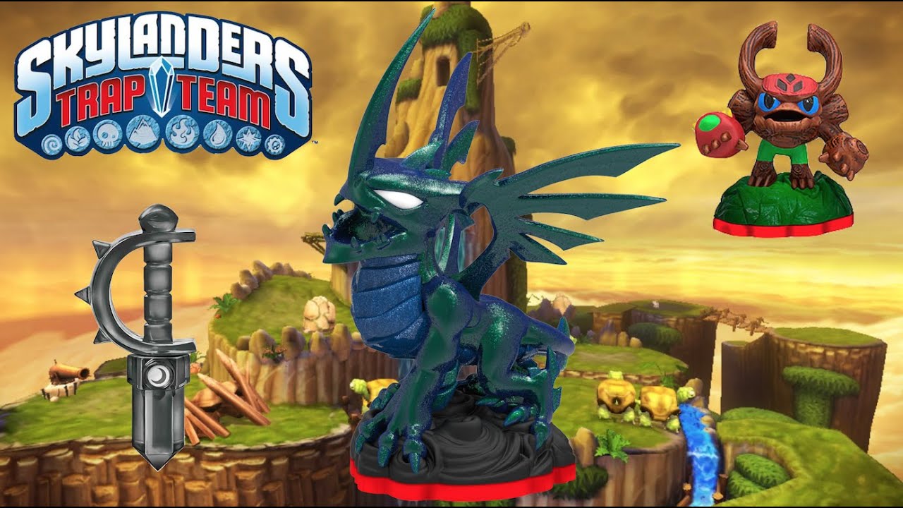 Skylanders: Trap Team Blackout & Gnarley Barkley