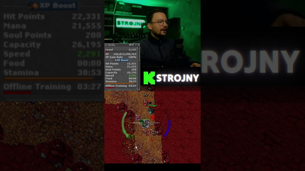ZAPYTAŁEM SIĘ TIBIJCZYKA, DLACZEGO O 11:00 ROBI TASKI ZAMIAST PRACOWAĆ XD #tibia #secura #task