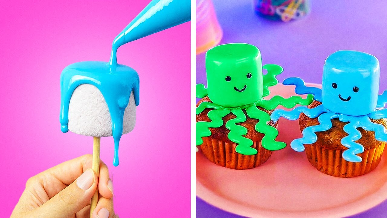 MAGISCHE REGENBOGEN-TRICKS! ✨ So erstellst du buntes Essen! 🎨