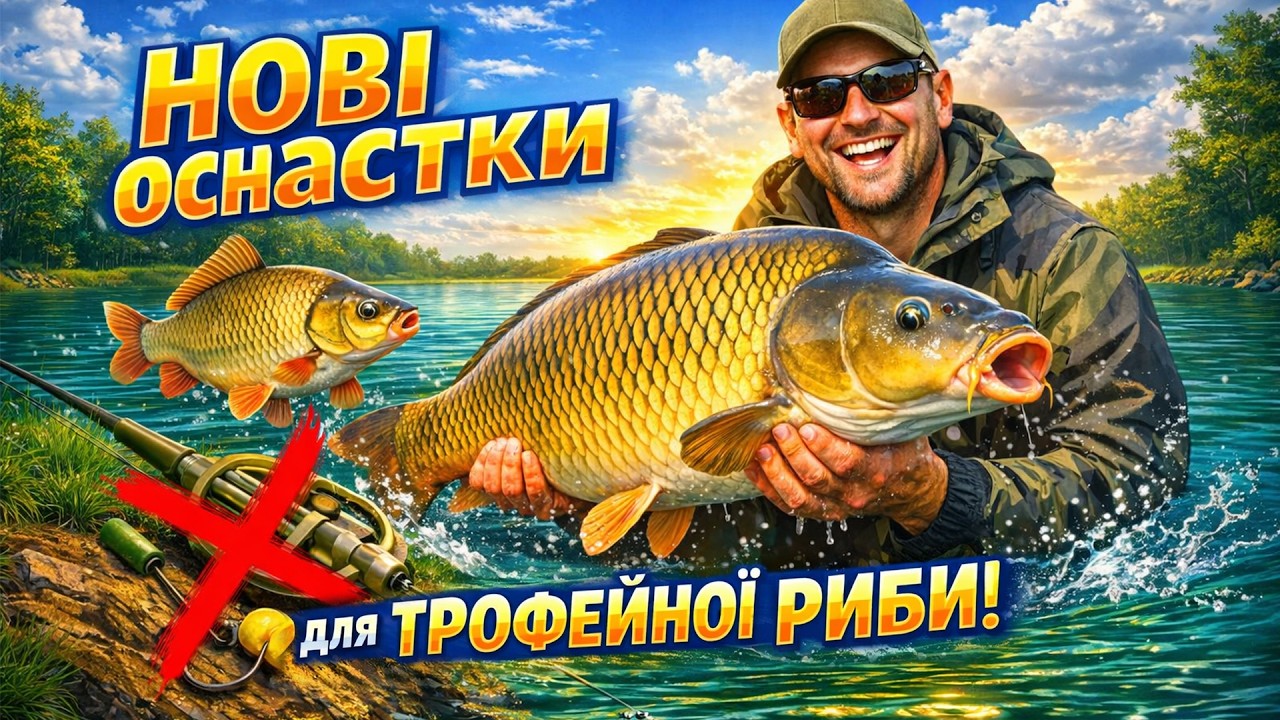 ТОП-2 ОСНАСТКИ ДЛЯ ЛОВЛІ ВЕЛИКОГО КОРОПА 🐟