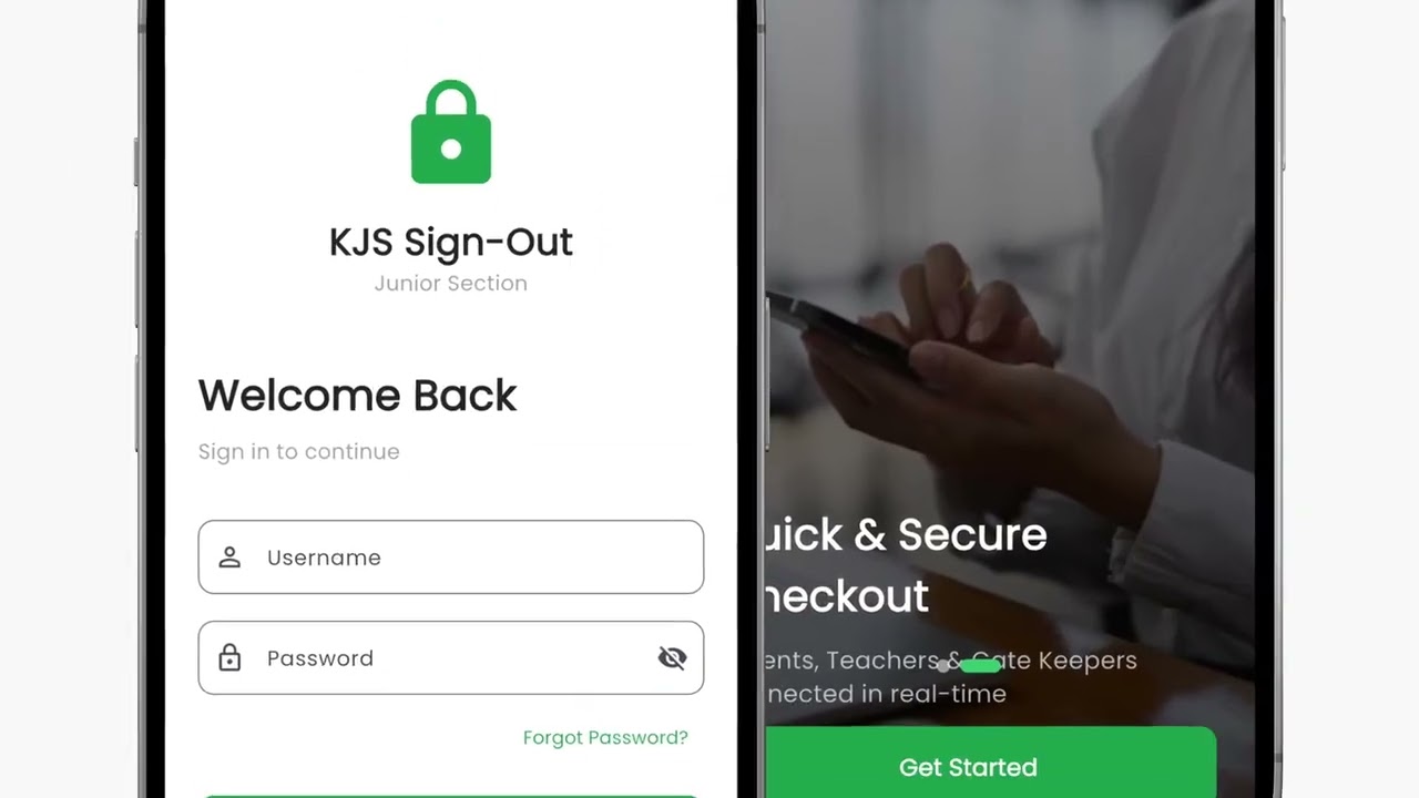Student Pickup or Checkout App