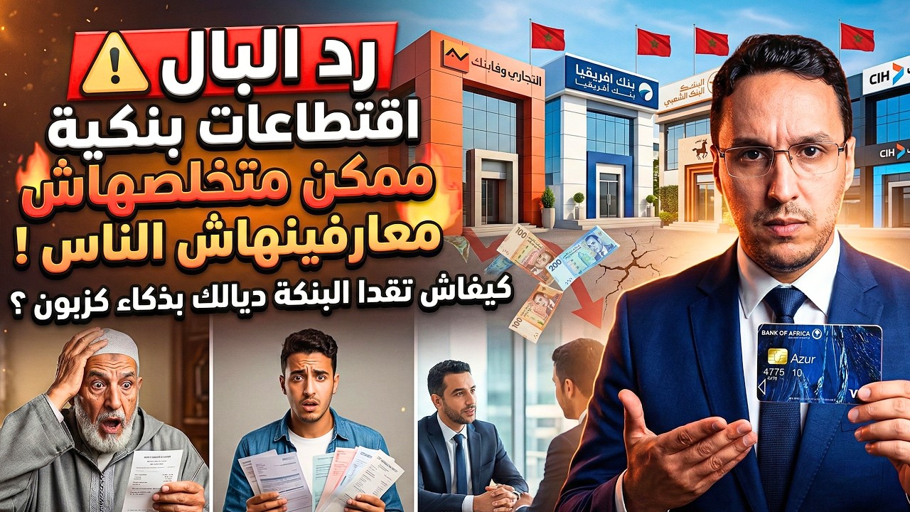 رد البال! اقتطاعات زائدة ديال البنكة معارفينهاش الناس! أرخص حساب بنكي