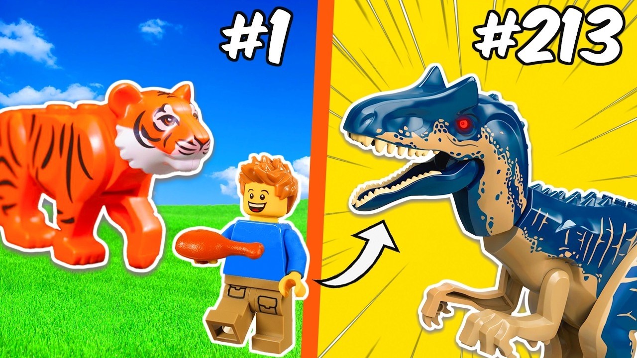 Я Построил ОГРОМНЫЕ Зоопарки из LEGO...
