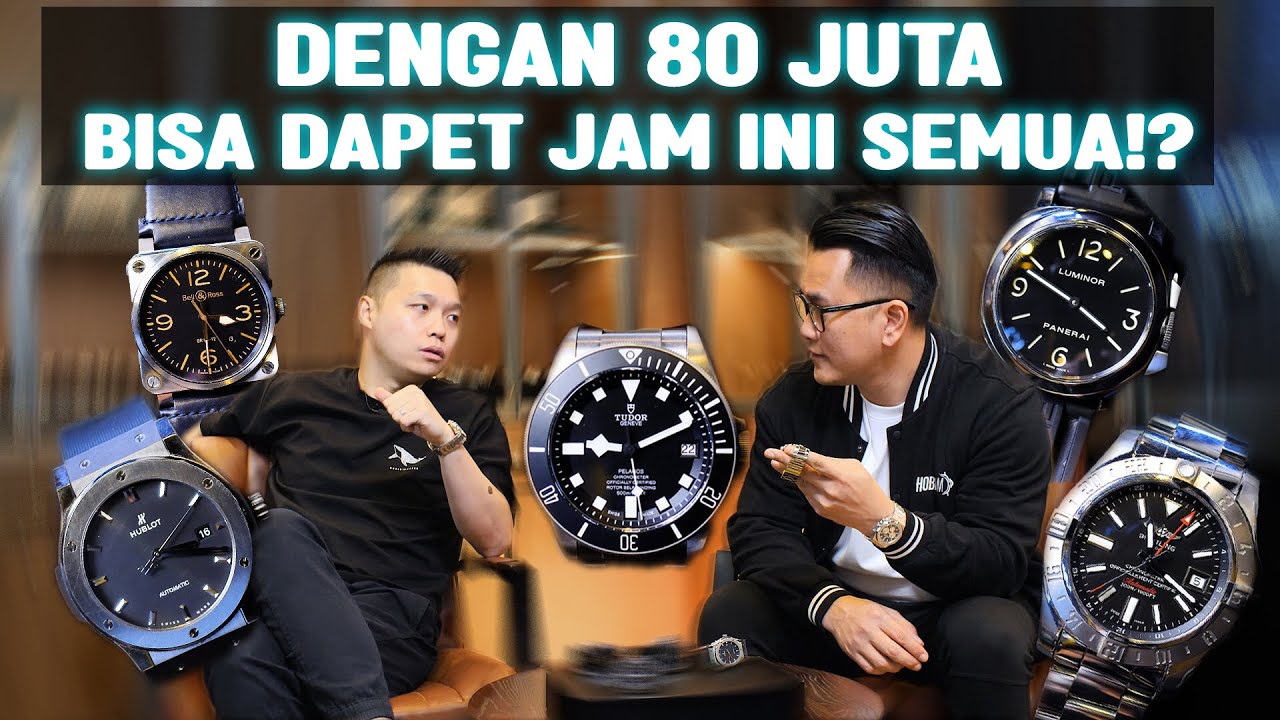 80 JUTA UDAH BISA DAPET JAM GOKIL INI! PANERAI, HUBLOT, BELL N ROSS ❗