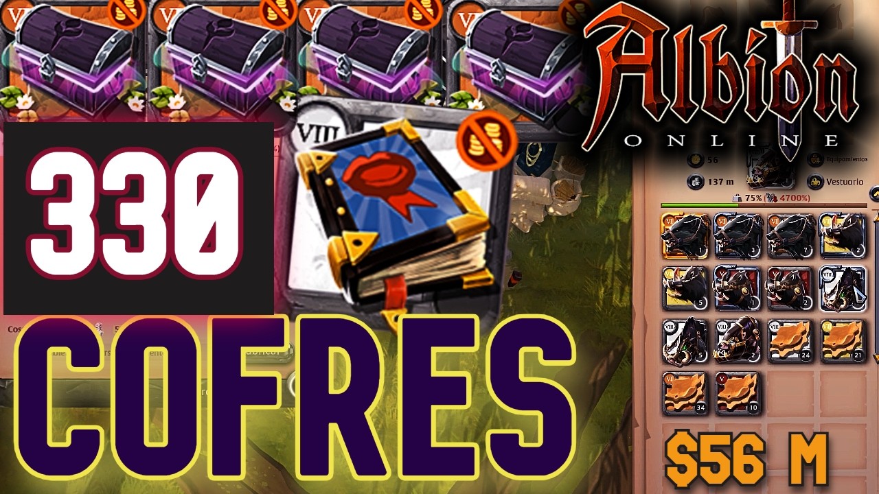 96 MILLONES de Fama en 334 Cofres de FACCION | Albion Online