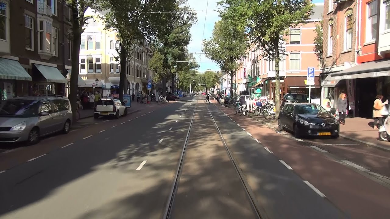 HTM tramlijn 17 Wateringen - Statenkwartier via Kalvermarkt-Stadhuis | GTL8 3120