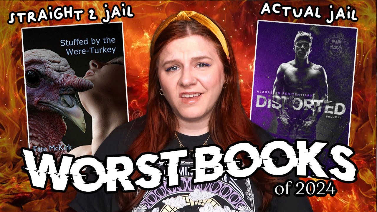 WORST BOOKS OF 2024 🤧 these books made me sick (literally)
