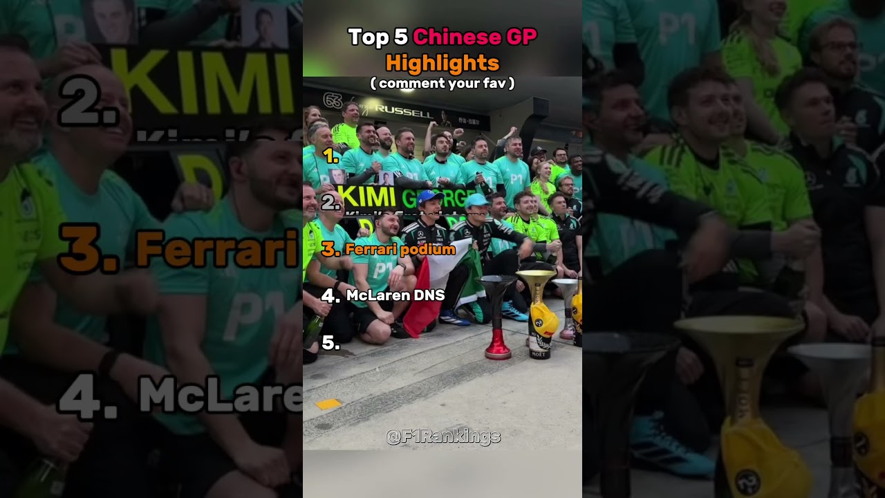 Пять самых ярких моментов Гран-при Китая Формулы-1