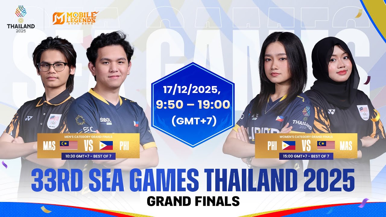 SEA Games 33 Thailand | Men's dan Women's MLBB Grand Finals | Bahasa Melayu
