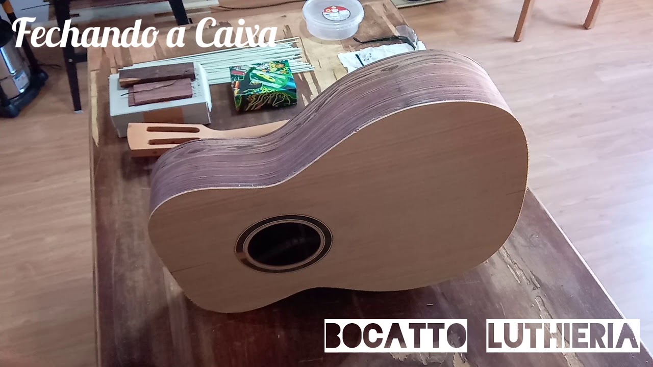 Fechando a Caixa e Encaixe do Braço Violão OM Aço - Episódio 6