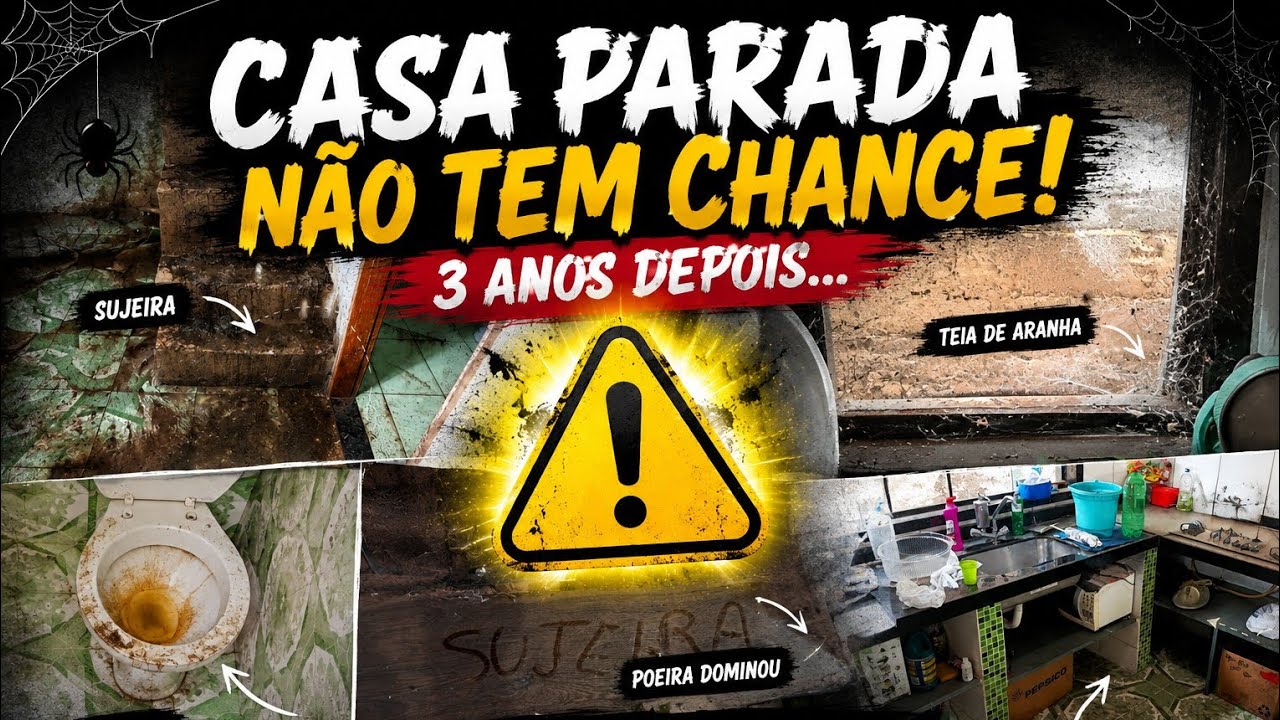 Faxina/limpando sujeira de 3 anos acumulada/muita nojeira 