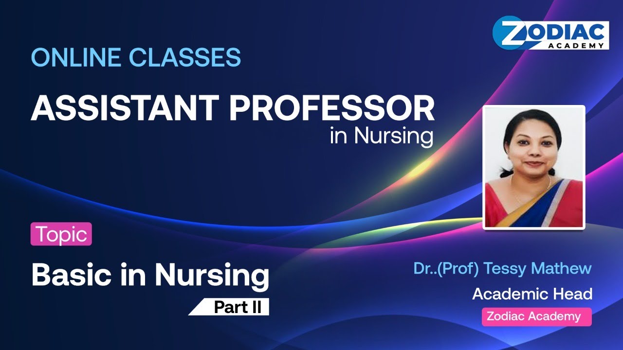 ASSISTANT PROFESSOR ONLINE CLASS || TOPIC - Nutrition (Part 2)