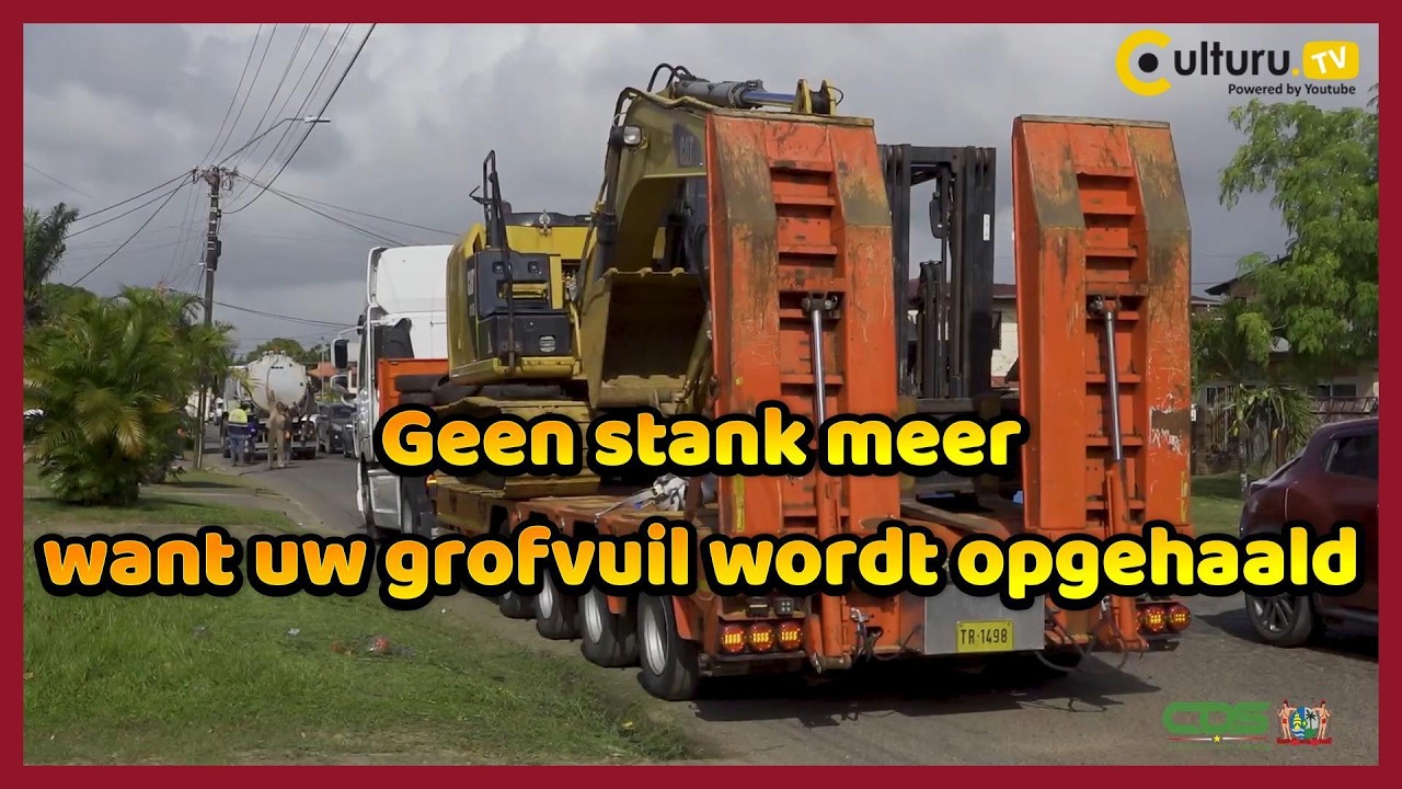 Uw grofvuil wordt opgehaald