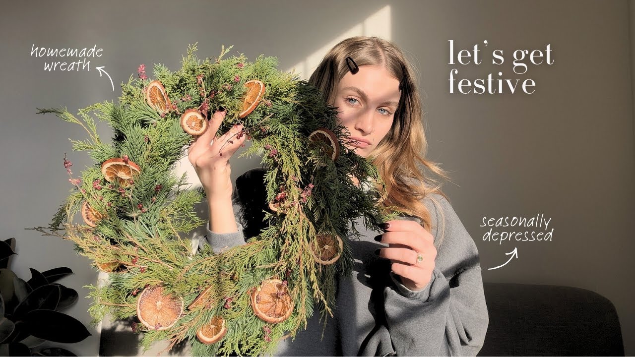 fighting my seasonal depression with holiday decor | a cozy vlog