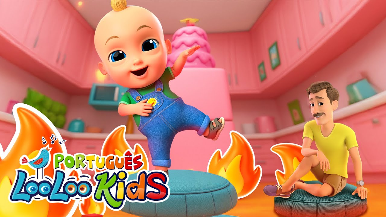 🔥 O Chão este em LAVA | Canções para Crianças | LooLoo Kids em Português | Músicas Infantis
