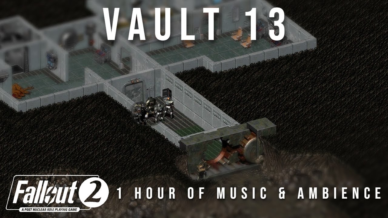 Fallout 2 - Vault 13 - 1 Hour of Music and Ambience