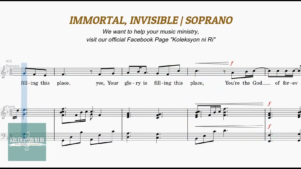 Immortal, Invisible | Soprano | Piano | Violin
