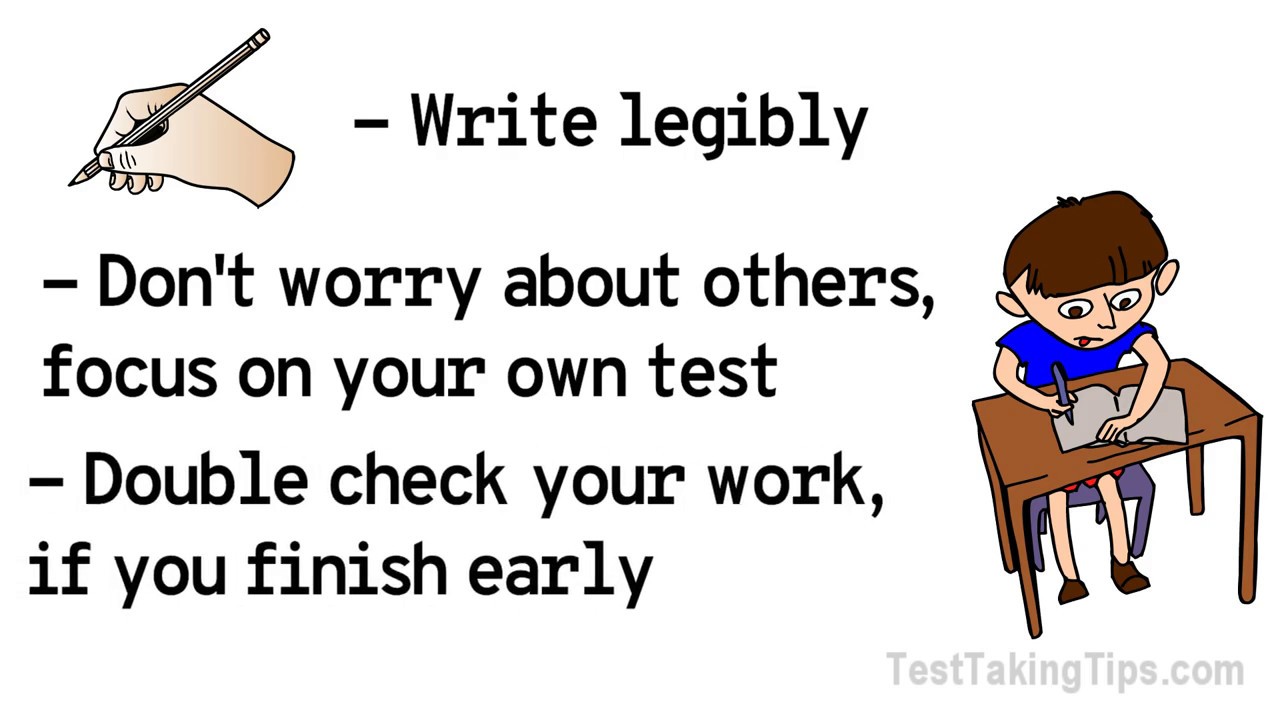 Test Taking Strategies and Tips for School