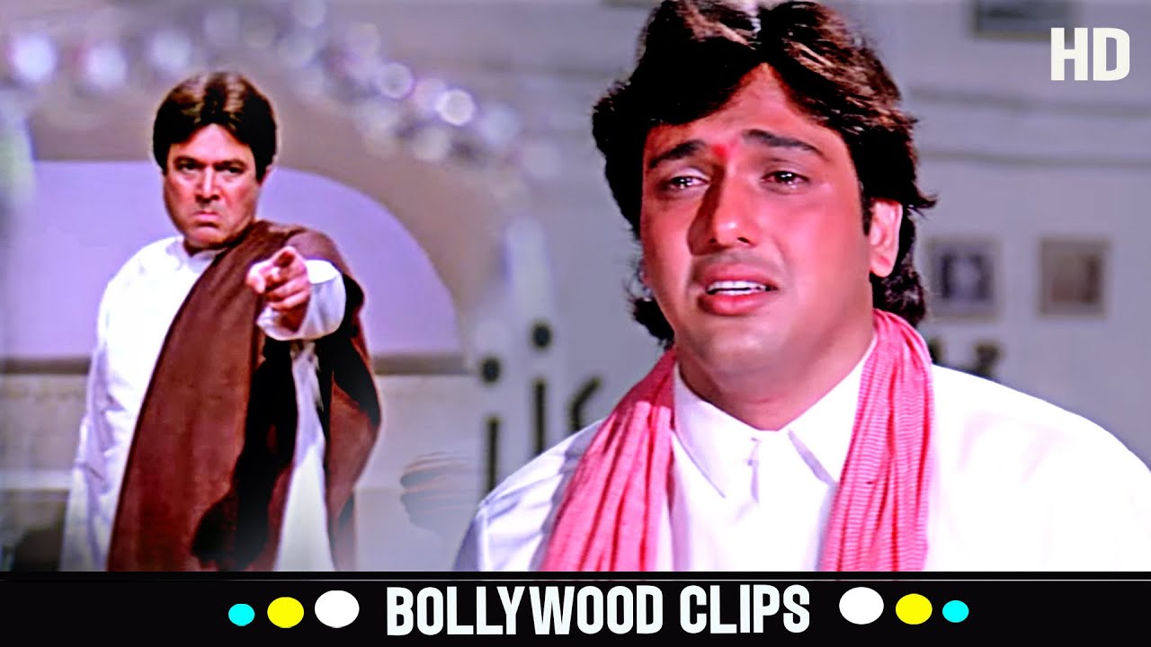 निकल जा! दोबारा इस घर की दहलीज पर कदम रखा तो... | Swarg मूवी का दर्दभरा सीन | Govinda, Rajesh Khanna