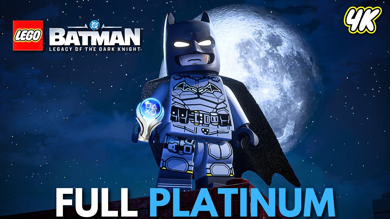 LEGO Batman: Legacy of the Dark Knight - FULL GAME 100% PLATINUM Longplay (Hard) Walkthrough 4K60