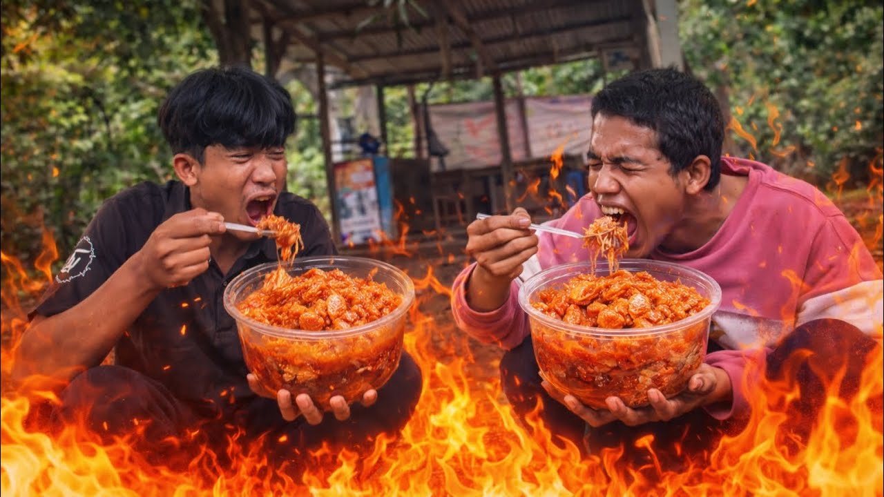 Nekat Mukbang Seblak Pedas Level Tertinggi 