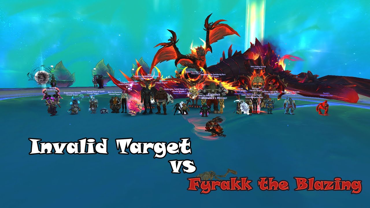 Invalid Target vs Fyrakk Mythic World 139 Kill - DH POV