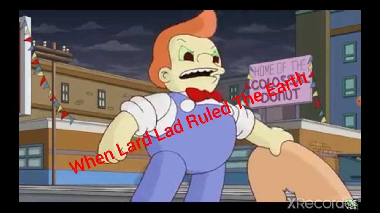 The Simpson's Game and The Simpson's But Its just Lard Lad coming to life [REUPLOADED]