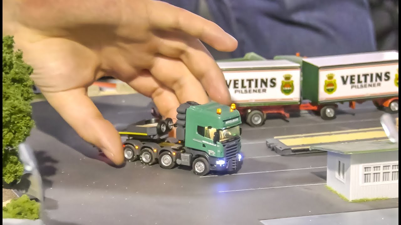 Mind blowing Micro Scale RC Trucks! Crane! 1/87 H0 scale!