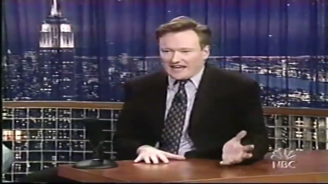 Trumpet Jesus Stops Pender From Playing Trumpet - Late Night With Conan O'Brien (2002)