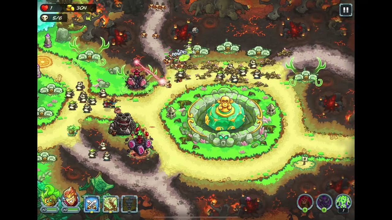 Kingdom Rush Alliance - Celestial Monkey Forest [Heroic&Iron][Impossible]