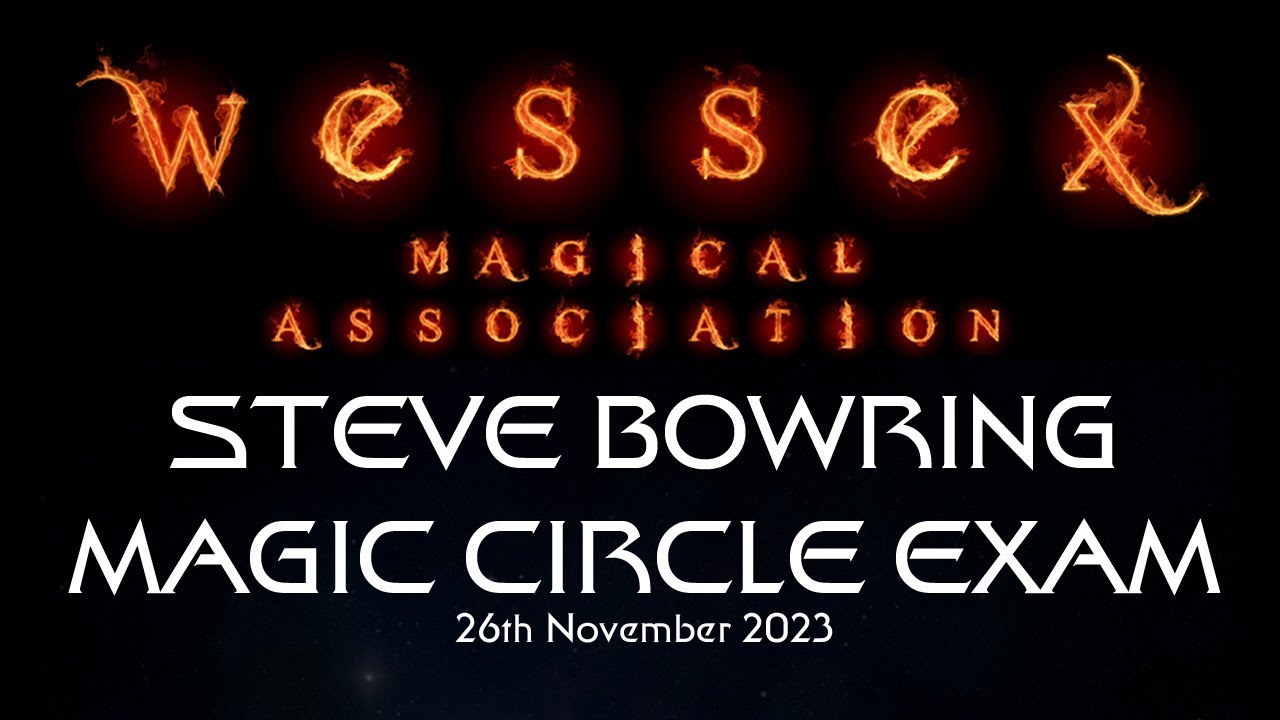 Magic Circle audition of Steve Bowring   filmed at WMA club rooms , Poole on 26th Nov 23