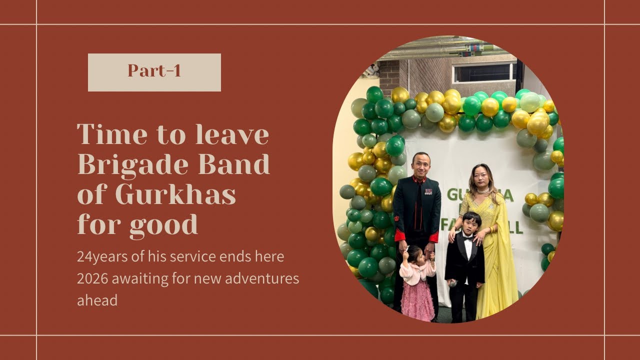 Leaving Brigade Band of Gurkhas // Farewell party //Retirement party // Brigade Band of Gurkhas 