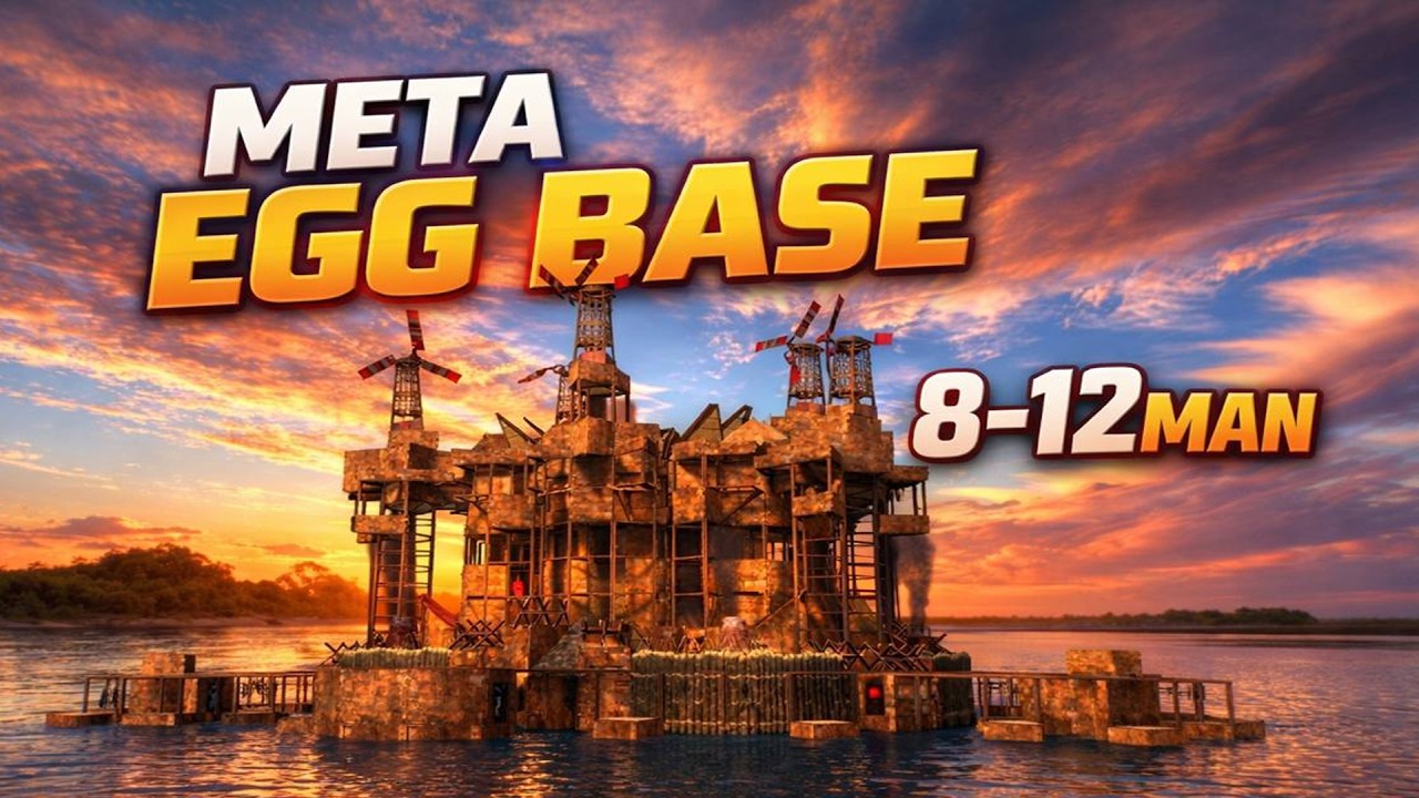 Egg - Best Medium Group Base Design in Rust🔥
