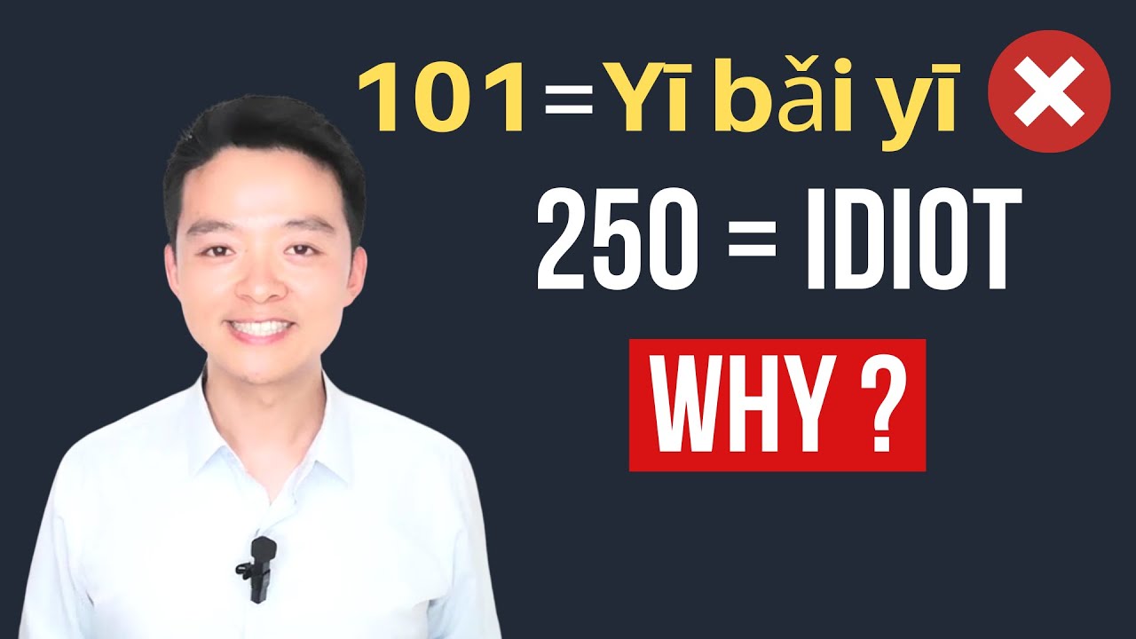 Chinese Numbers 100 to 1000 in Mandarin FAST! Chinese Culture TIPS 250 means idiot in Chinese?