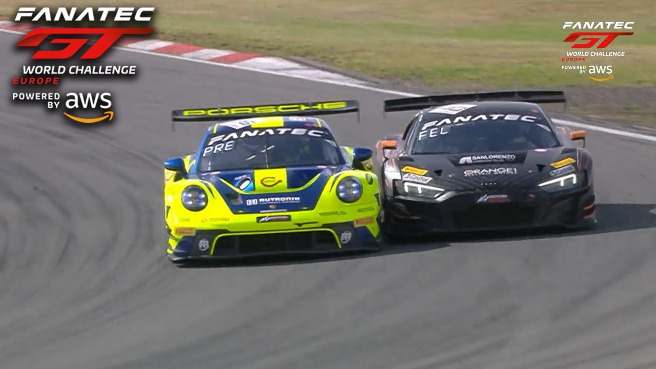 INTENSE Battle Side by Side for Half the Lap! | Fanatec GT World Challenge Europe Powered by AWS