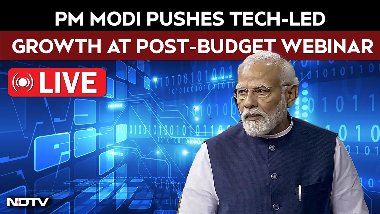 PM Modi Live | Post-Budget Push: PM Modi Focuses On Technology, Reforms