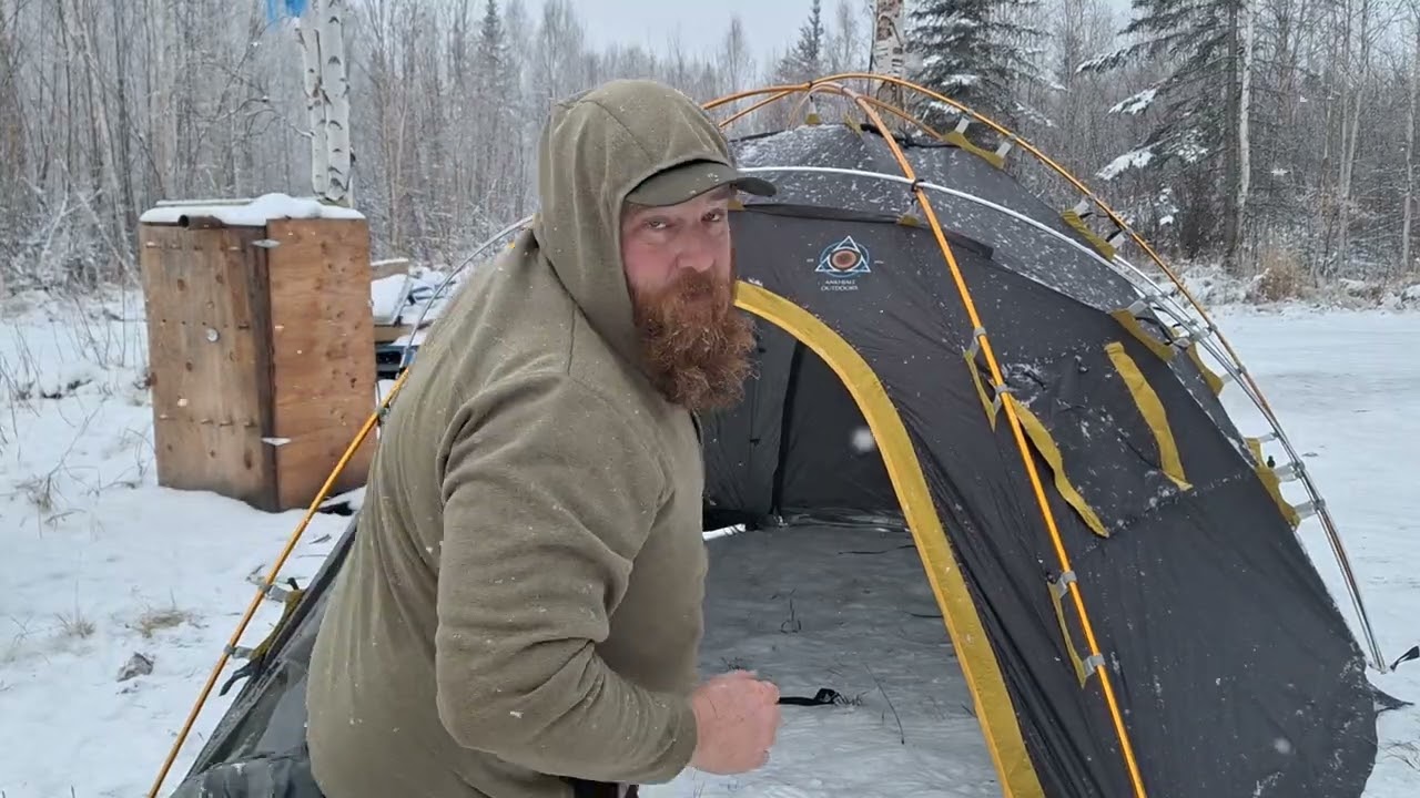 Un boxing and set up of the ANKHIALE OUTDOORS ZETA 1 hot tent